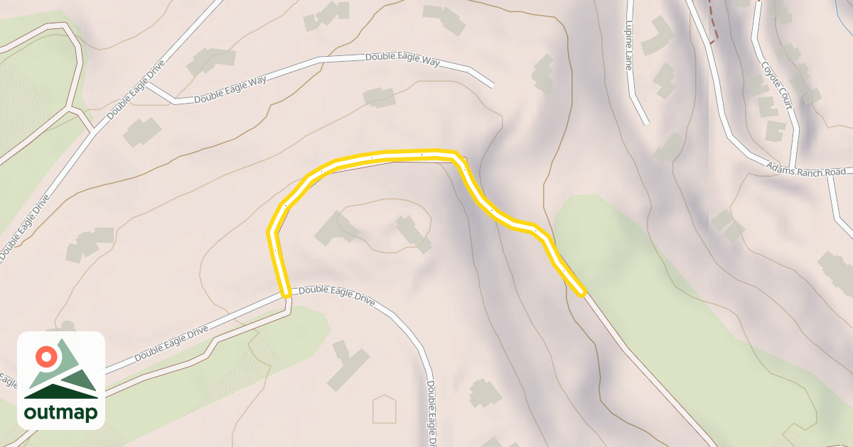 Map of Elk Crossing Trail
