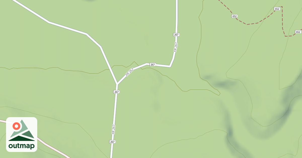 Map of BROWN CREEK LOOP