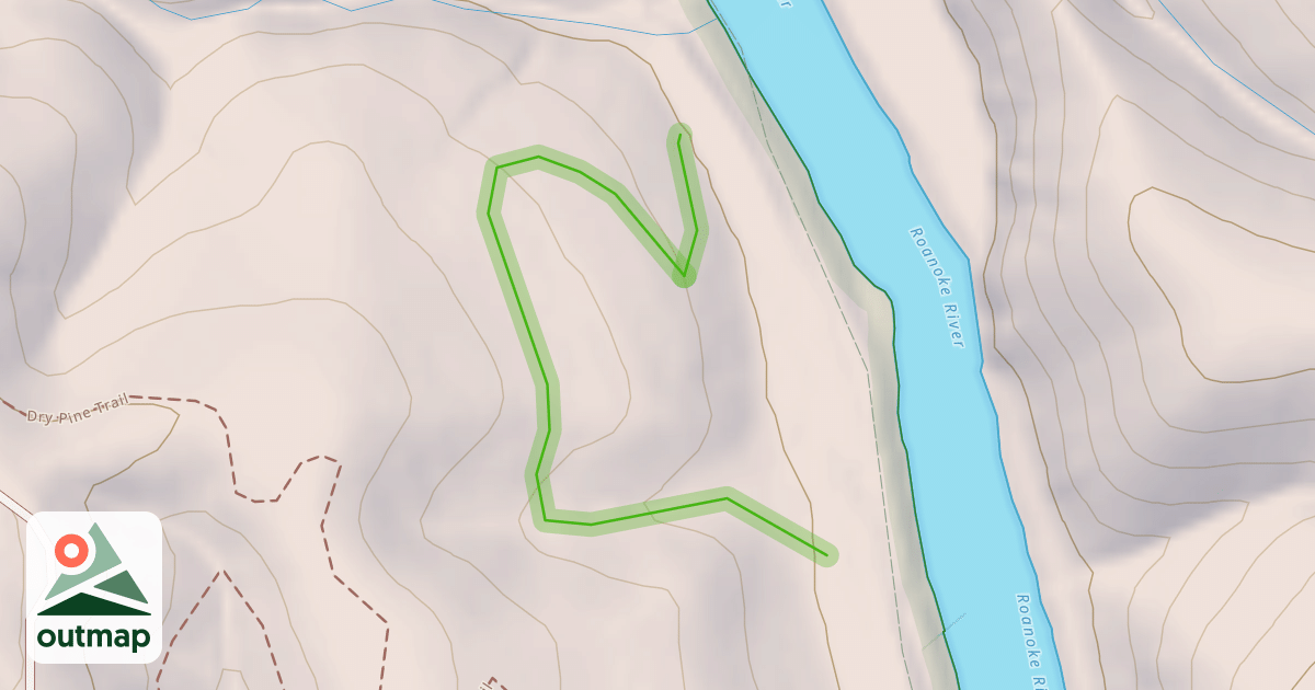 Map of Blue Ridge Trail