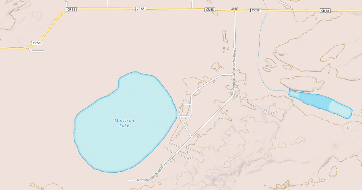 Map preview of Emily/Outing Trail