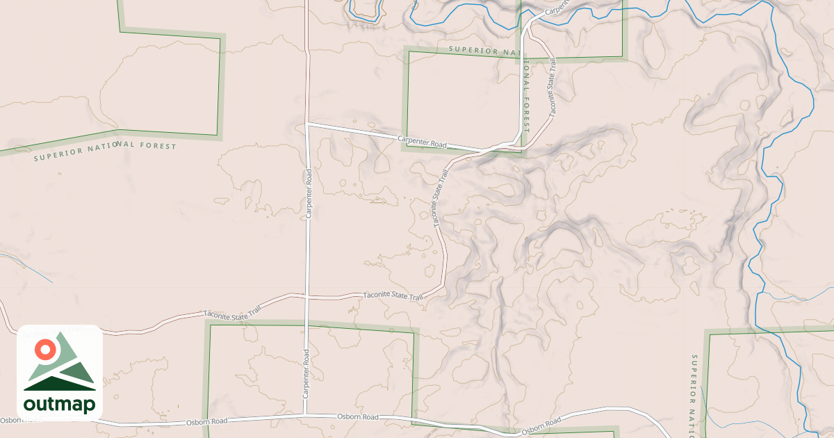 Map of DARK RIVER SOUTH
