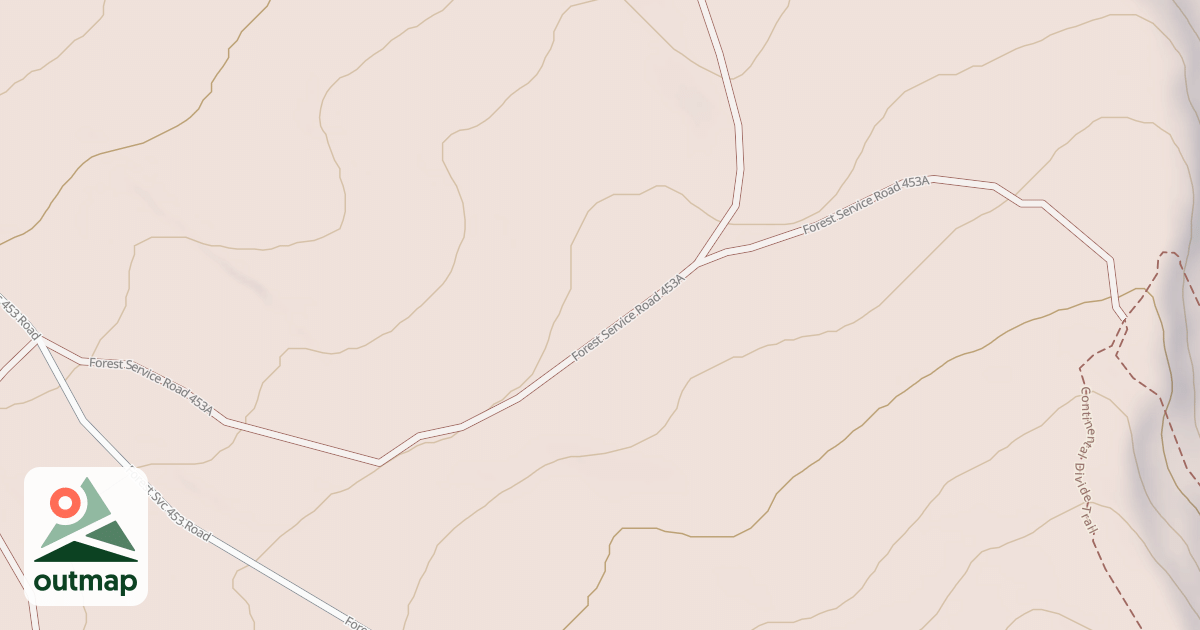 Map of USFS Motor Vehicle Use Map Roads {2FC67F4E-964E-4BE9-89A6-AAB0CCB041F4}