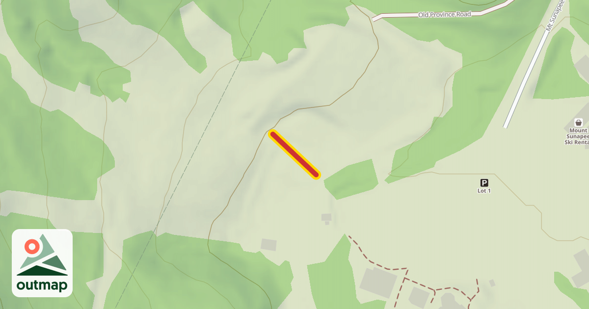 Map of Rope Tow