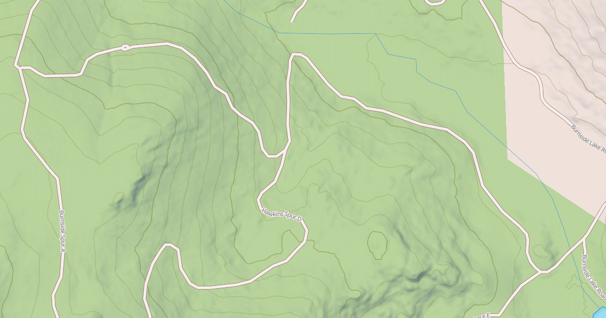 Map preview of BURNSIDE CONNECTOR SPUR B