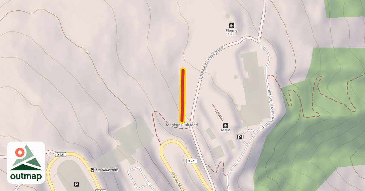 Map of Manège Club Med