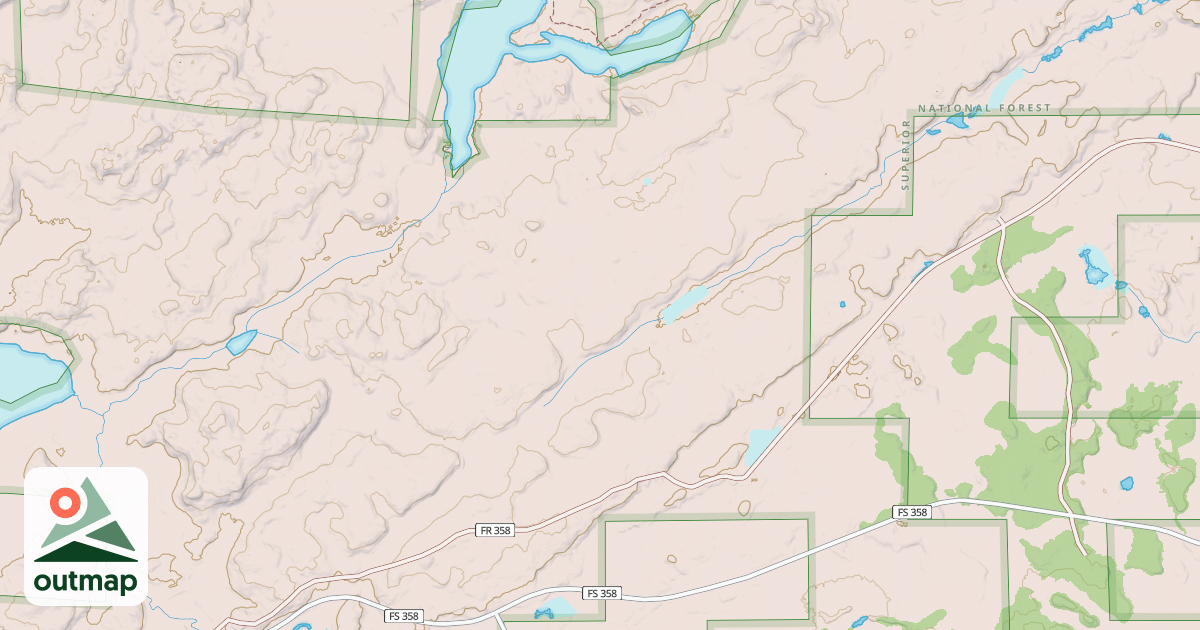 Map of HOIST LAKE SPUR C