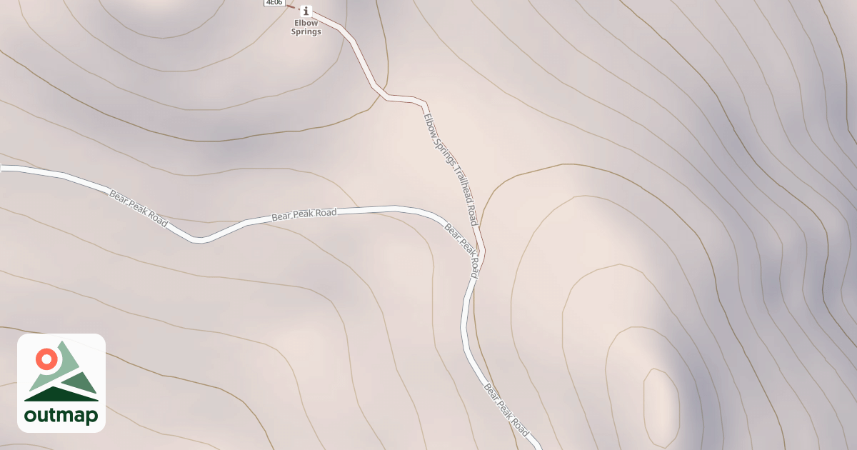 Map of BEAR PEAK