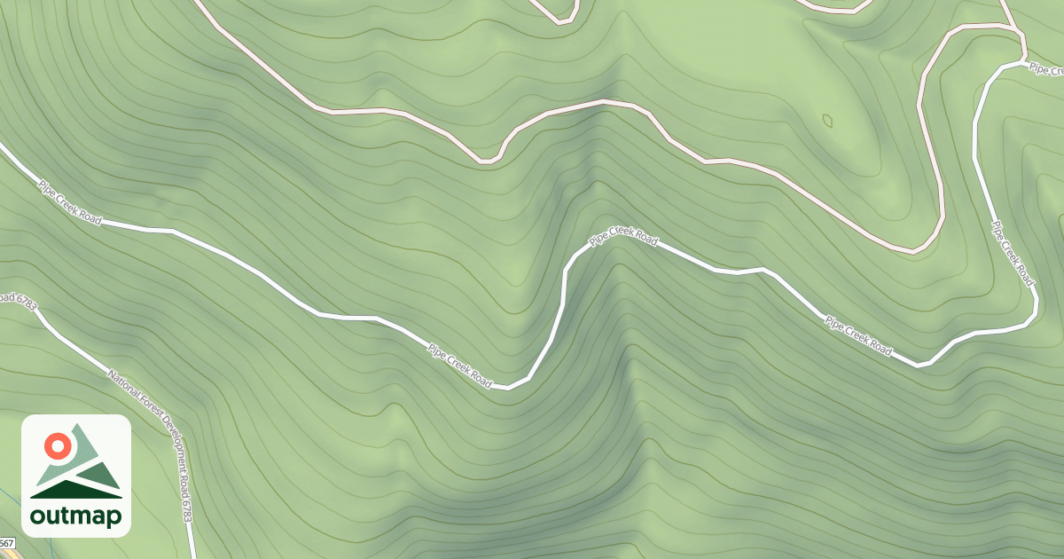 Map of Deception Cr Snowmobile Loop