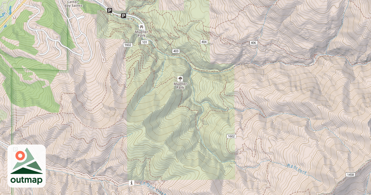 Map of MUELLER PARK