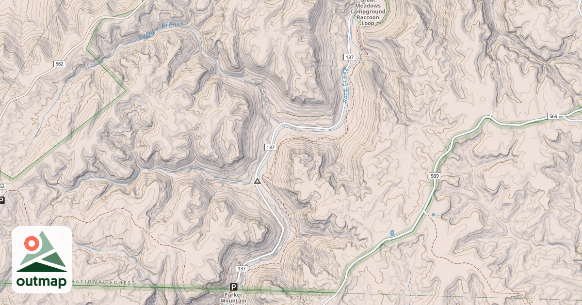 Map of WOODS RD