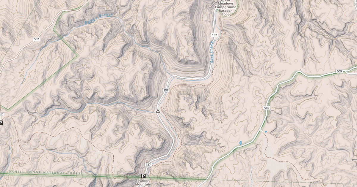 Map preview of WOODS RD