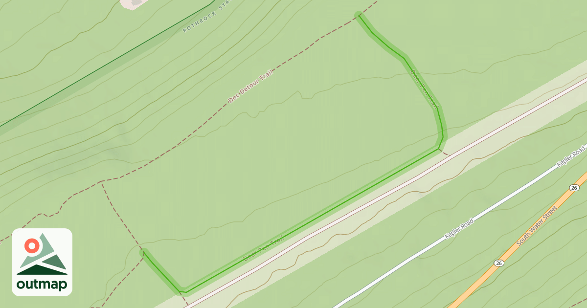 Map of Deer Pen Trail