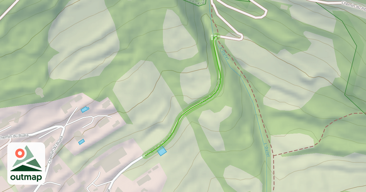 Map of Chemin du Pibeste