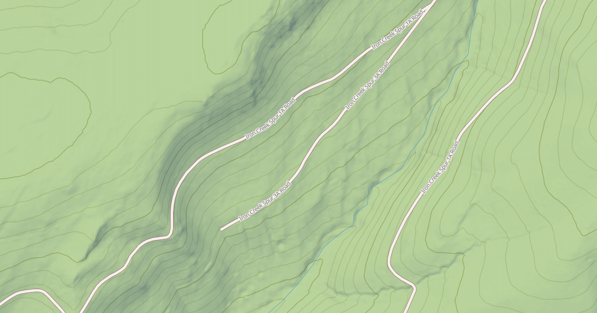 Map preview of IRON CREEK SPUR 3A