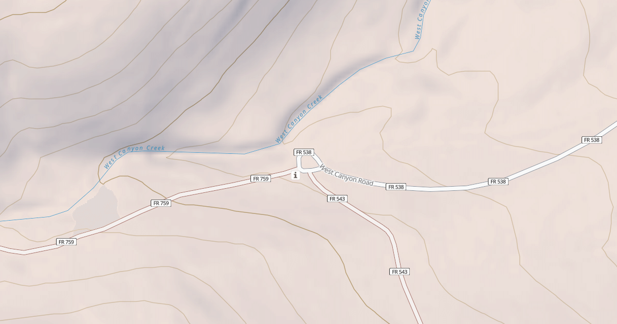 Map preview of WEST CANYON T.H.