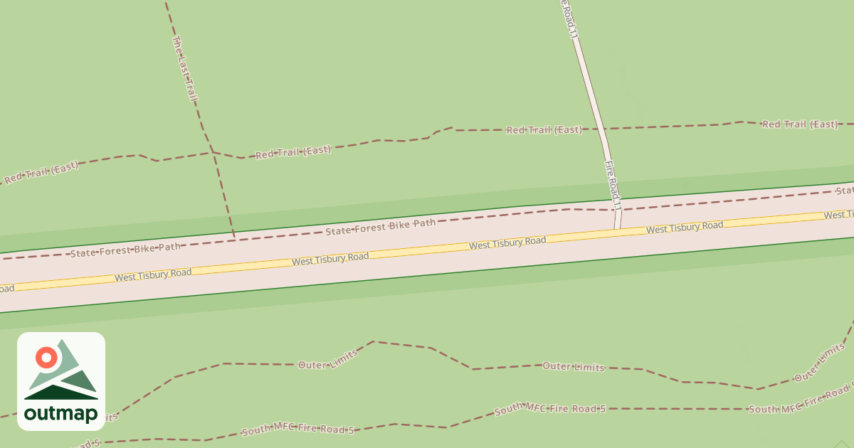 Map of Correllus Bike Path