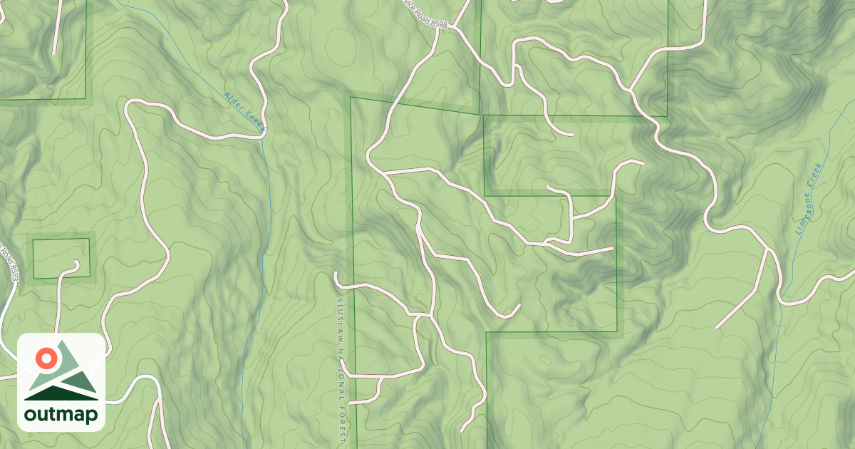 Map of USFS Motor Vehicle Use Map Roads {8D092BCB-78FA-4C1A-A78D-C112739E96EB}
