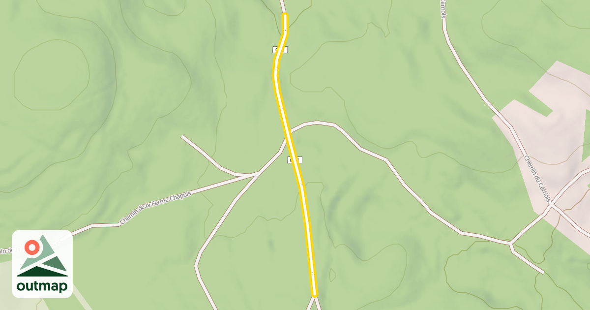 Map of Route des Grands Communaux