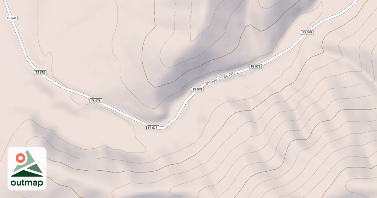 Map of BRIDGE CREEK