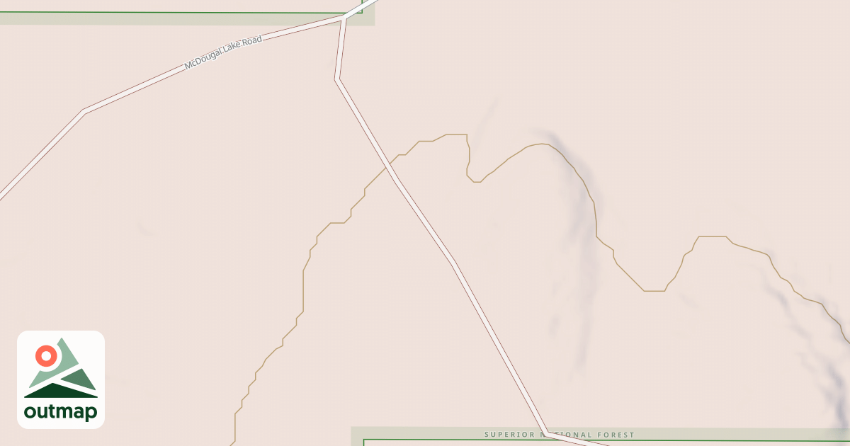 Map of MCDOUGAL LAKE SPUR F