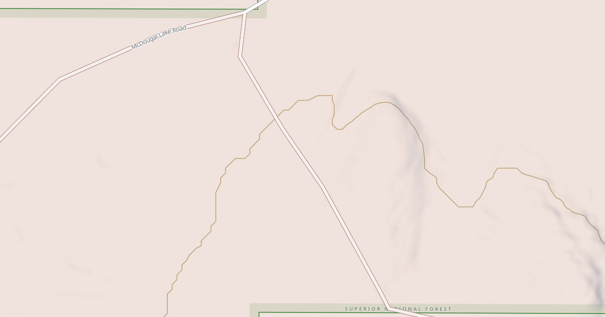 Map preview of MCDOUGAL LAKE SPUR F