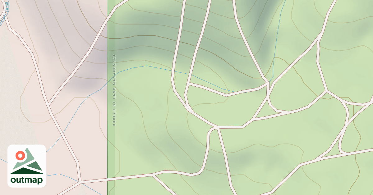 Map of BLM National GTLF Public Motorized Roads 033357d9-cc7d-403e-ac34-891ad66559bd