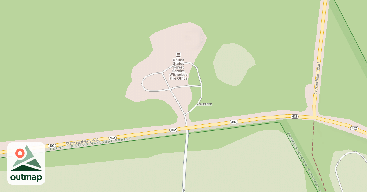 Map of SANTEE EXPERIMENTAL STATION RD