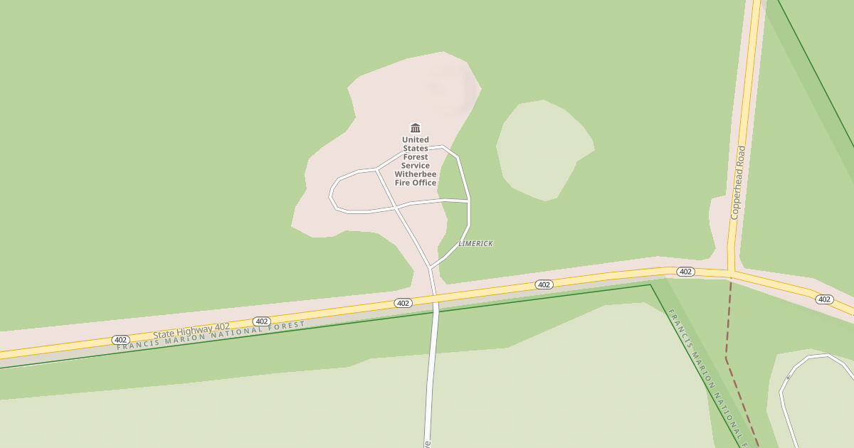 Map preview of SANTEE EXPERIMENTAL STATION RD