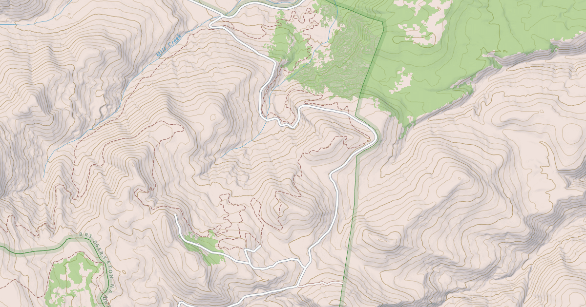 Map preview of COTTONWOOD CREEK ROAD