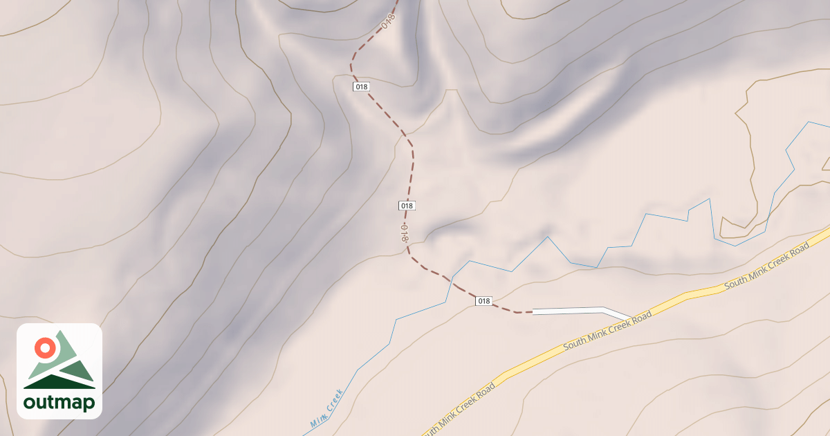 Map of Slate Mountain