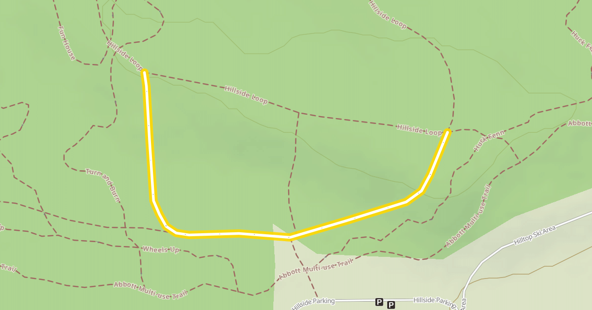 Map preview of Hillside Loop