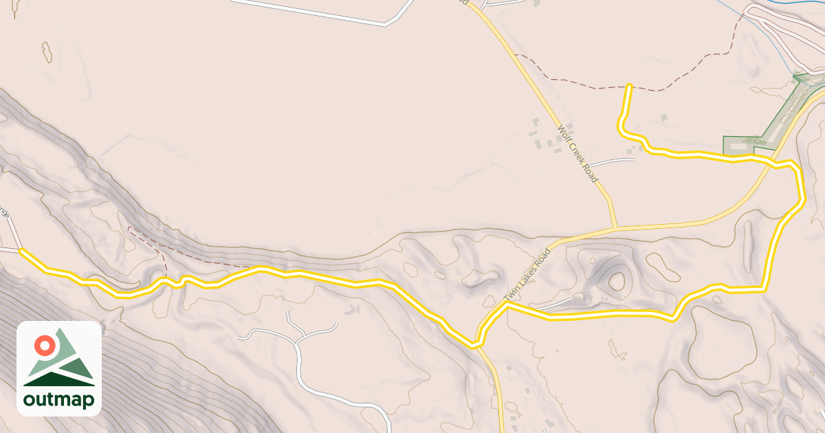 Map of Winthrop Trail (Lower)