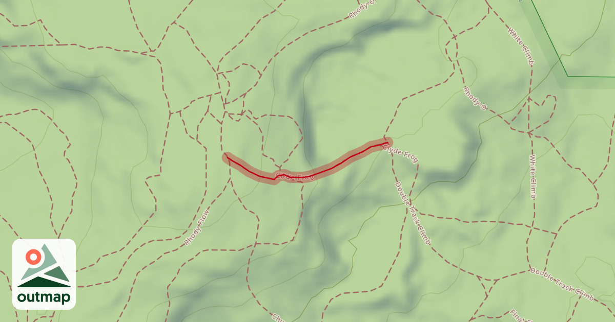 Map of Clyde Frog