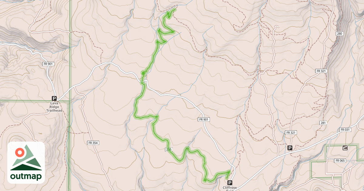 Map of Dirt Robber Trail