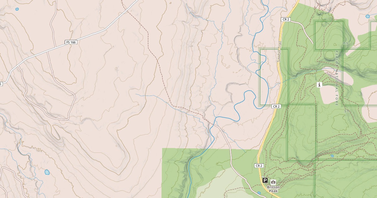 Map preview of Leveaux Snowmobile Trail