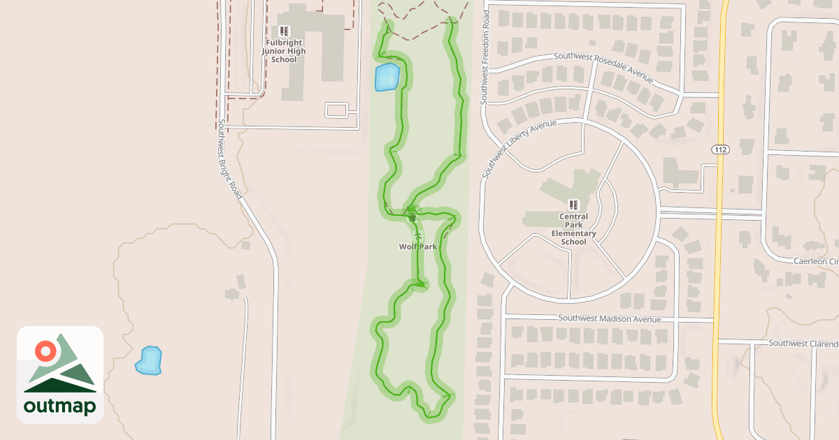 Map of Wolf Trail Loop