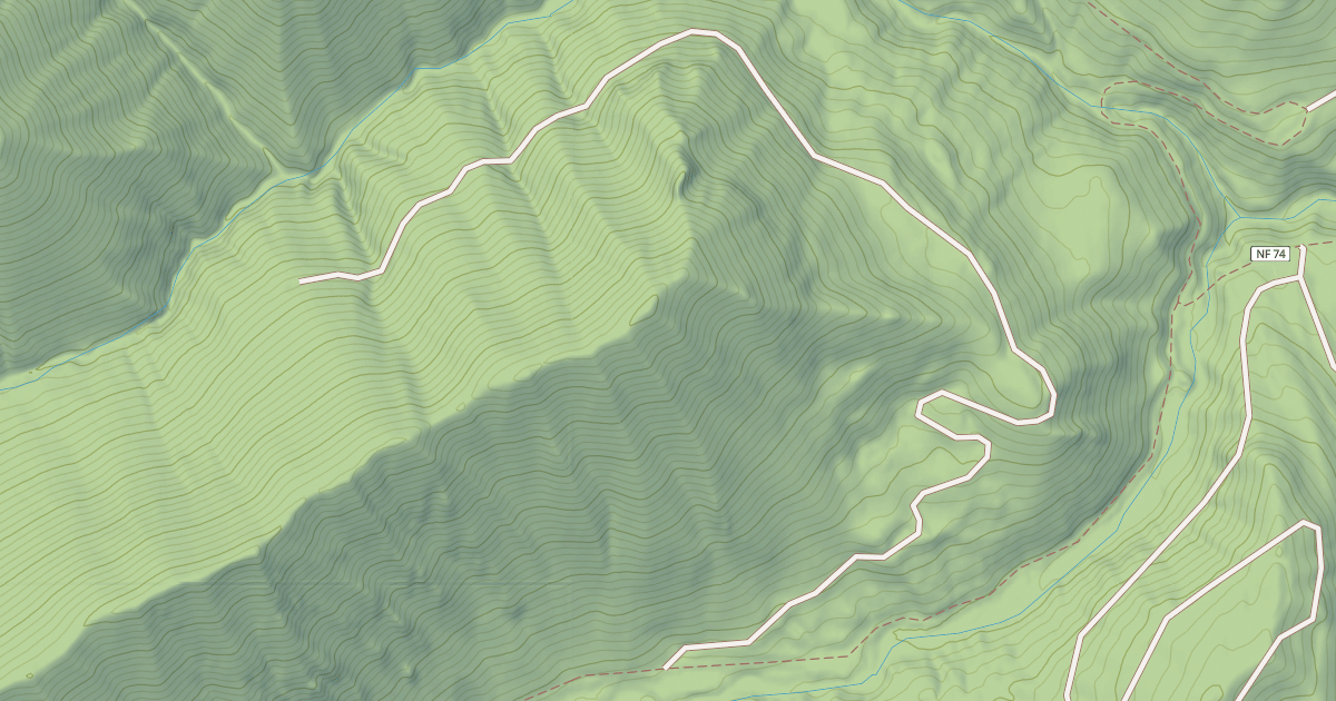 Map preview of PINOCHLE CREEK