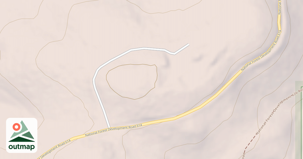 Map of CARTWRIGHT RIDGE CG