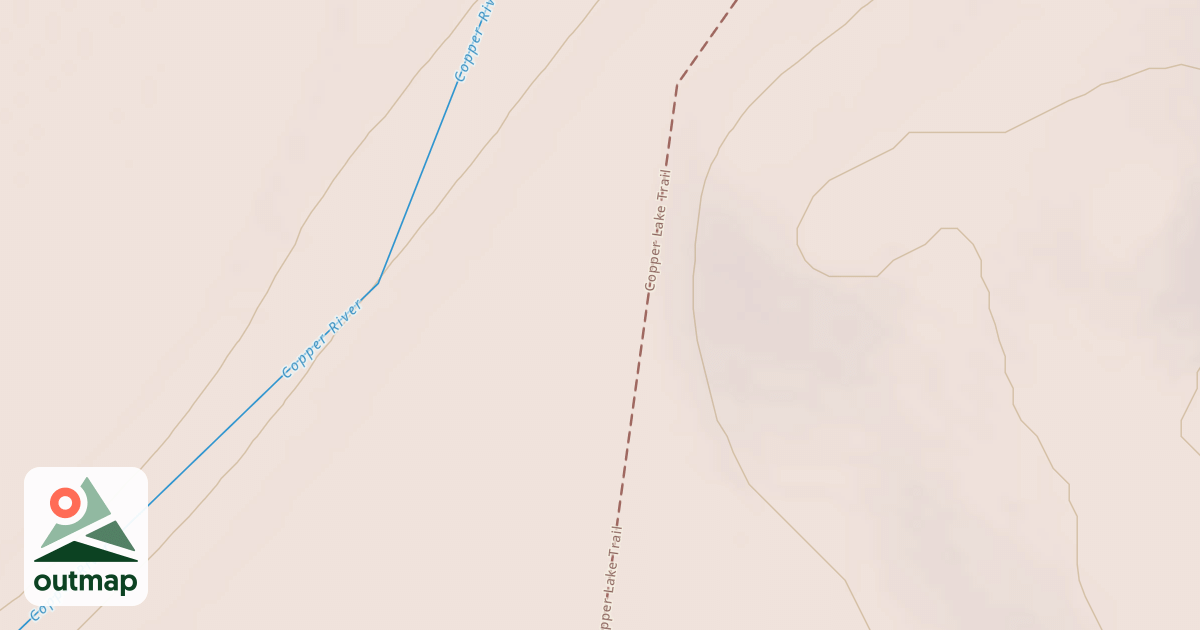 Map of Copper Lake Trail