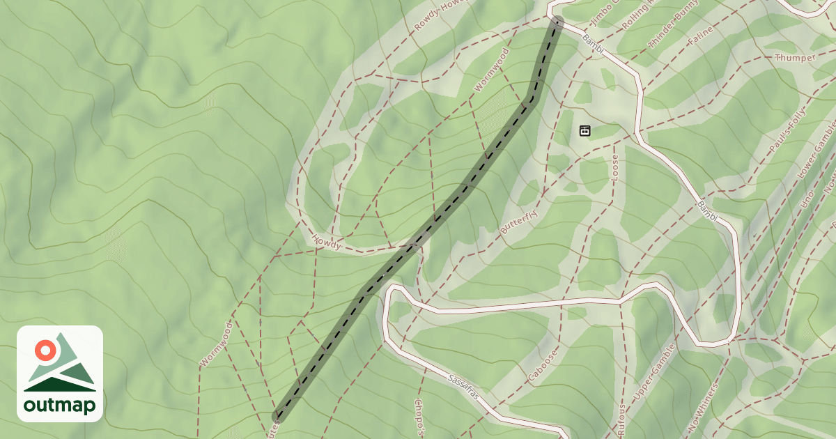Map of Jip & Josh Chutes