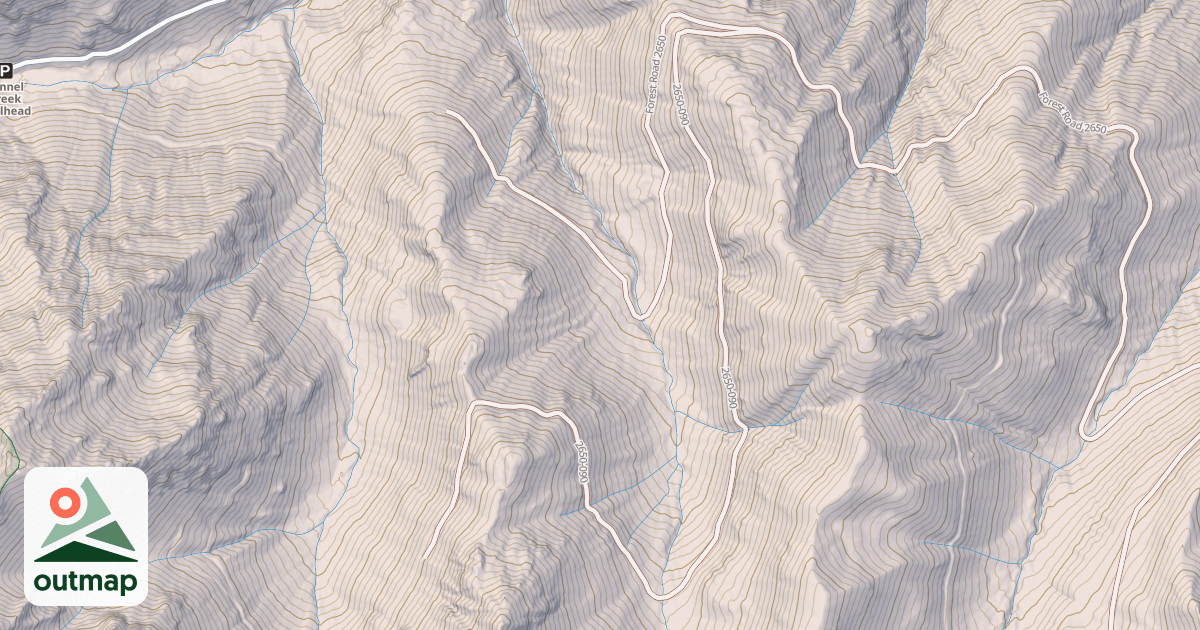 Map of USFS National Forest System Roads {22F3E80F-71F5-4F8D-908C-04BDA9CB2A7B}
