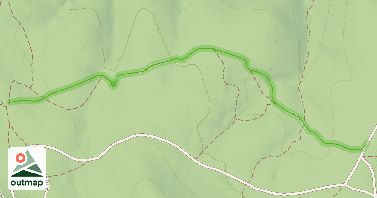 Map of Le Rollercollet