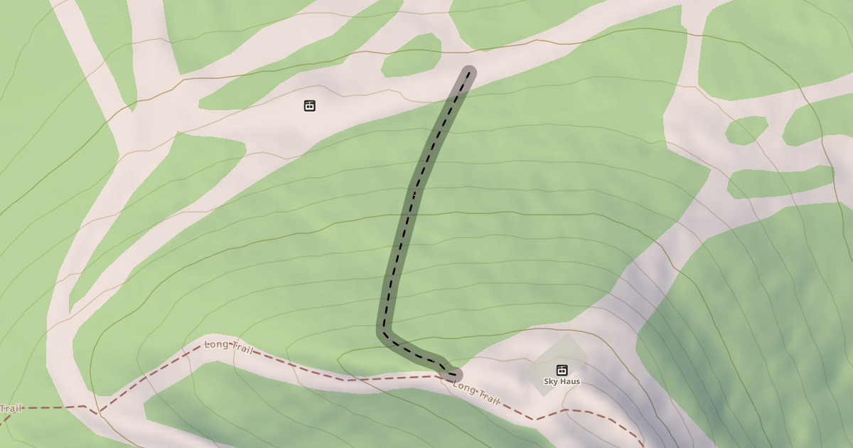 Map preview of Tuckerman's Chute