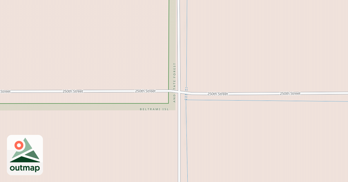 Map of Warroad/Roseau Trails
