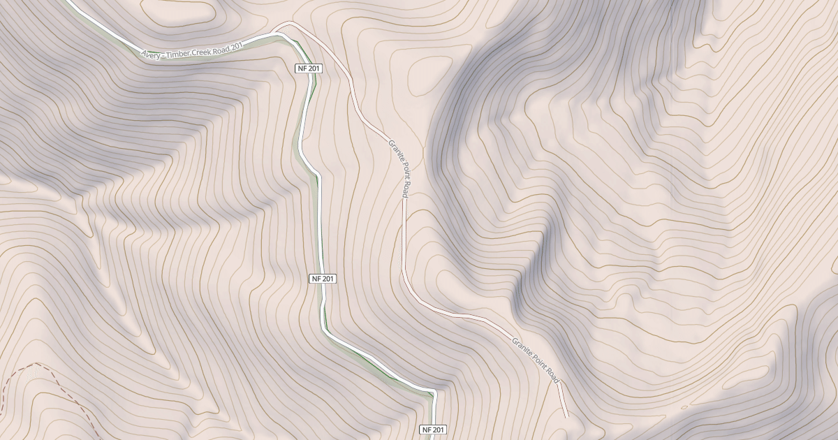 Map preview of GRANITE POINT RD