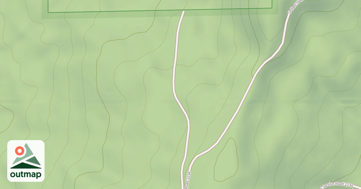 Map of USFS Motor Vehicle Use Map Roads {F27FDCF6-2967-4CBD-9DDA-1FDA44640321}