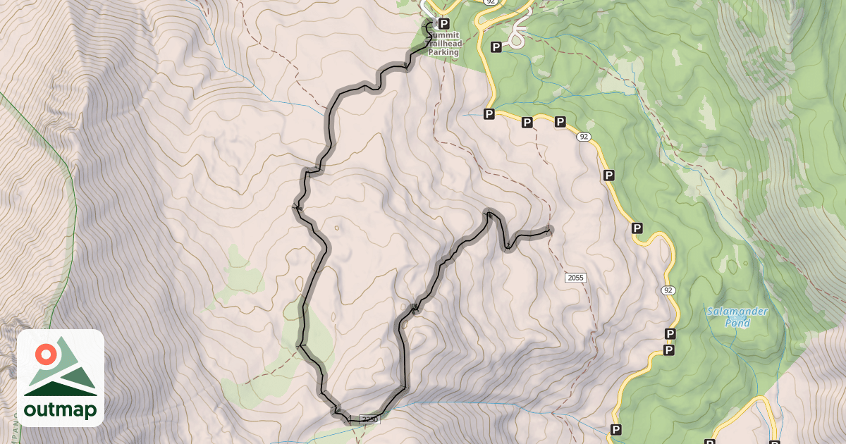 Map of Horse Flat Trail