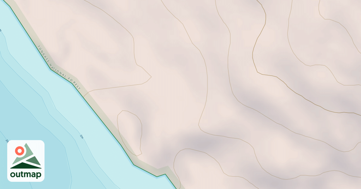 Map of Kizhuchia Creek Road