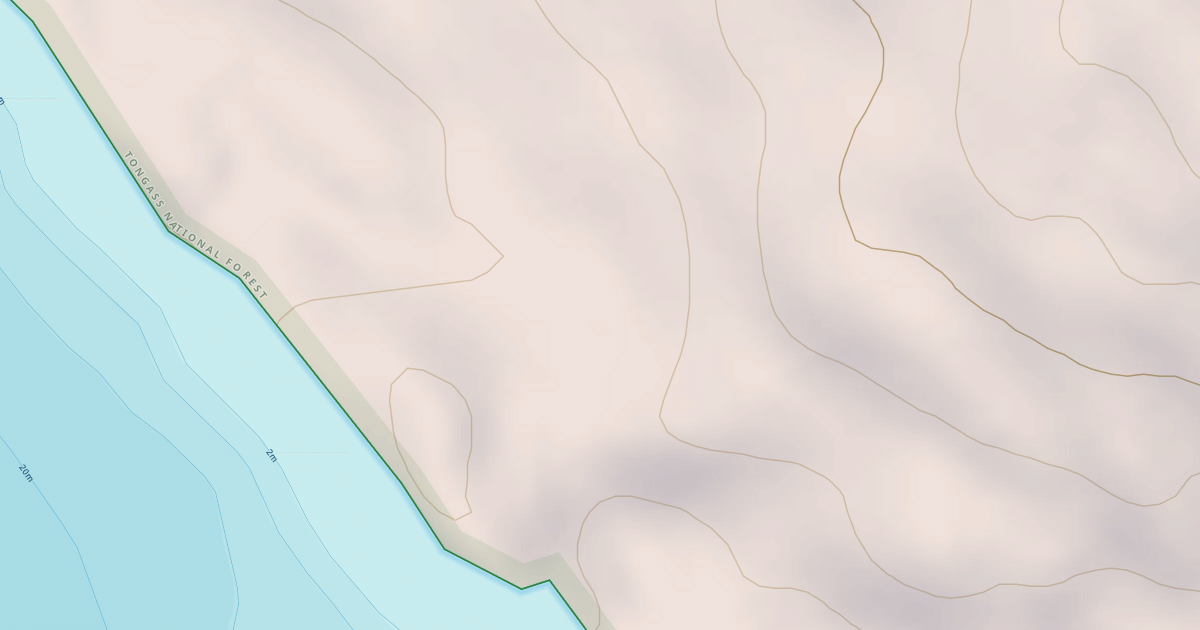Map preview of Kizhuchia Creek Road