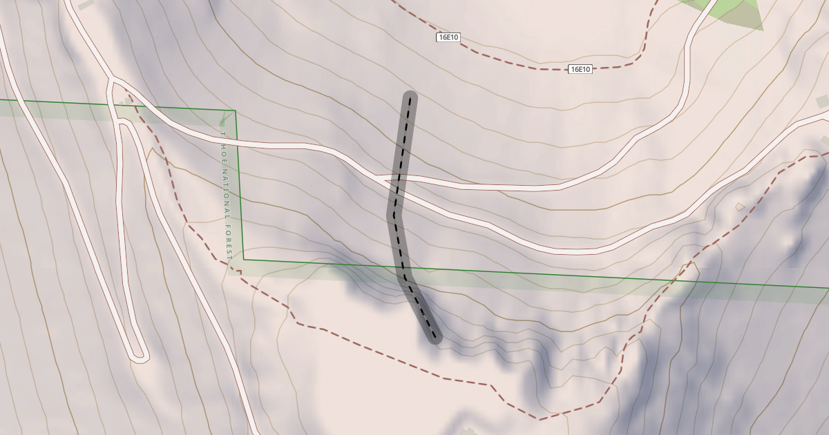 Map preview of Main Chute